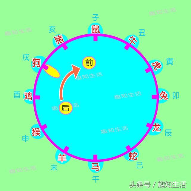 依据年龄算属相，一张图简单明了，一看就会